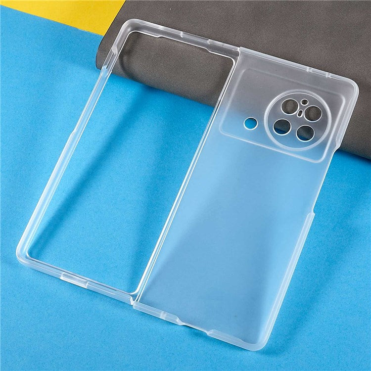 Phone Case for vivo X Fold, Anti-scratch Hard PC Back Cover - Transparent