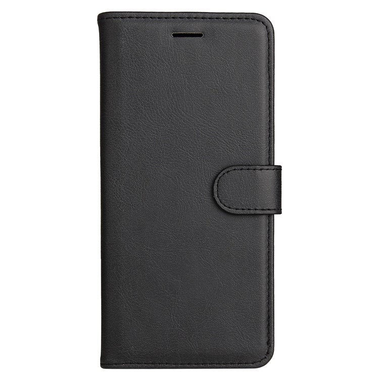 KT Leather Series-2 Leather Stand Phone Casing for vivo Y55 5G, Wallet Design 360-Degree Full Protection Leather Phone Case with Handy Strap - Black