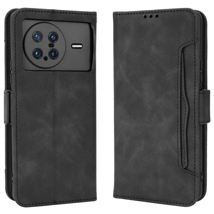 Smartphone Case for vivo X Note, Magnetic Wallet Style Stand Flip PU Leather Phone Cover - Black