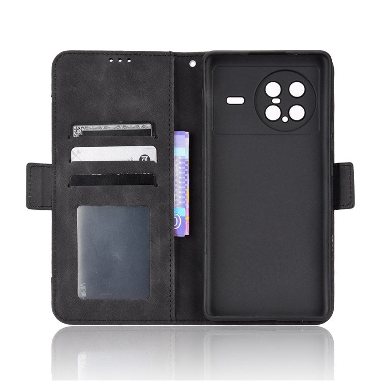 Smartphone Case for vivo X Note, Magnetic Wallet Style Stand Flip PU Leather Phone Cover - Black