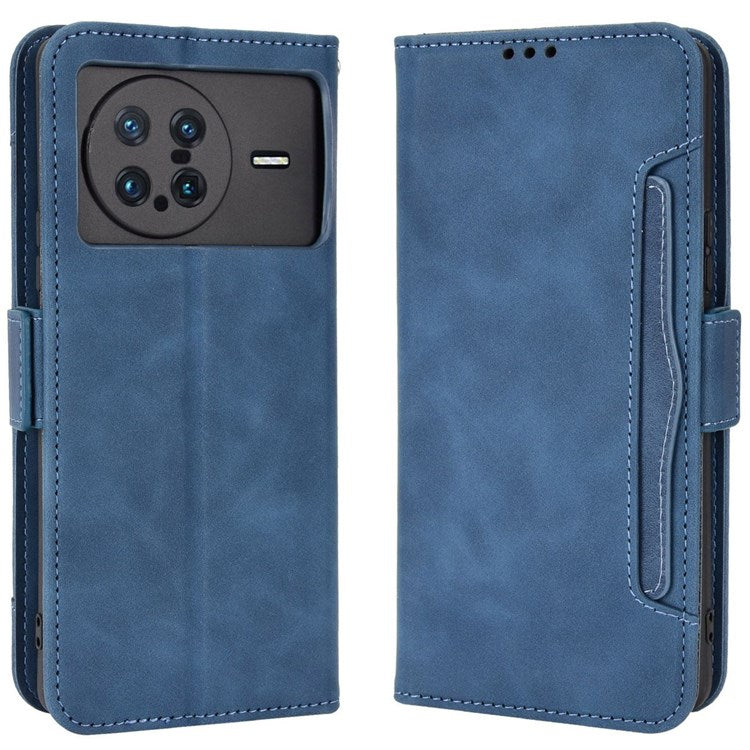 Smartphone Case for vivo X Note, Magnetic Wallet Style Stand Flip PU Leather Phone Cover - Blue