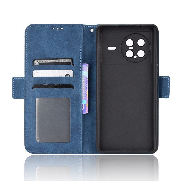 Smartphone Case for vivo X Note, Magnetic Wallet Style Stand Flip PU Leather Phone Cover - Blue