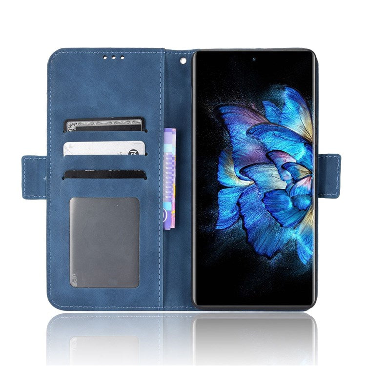 Smartphone Case for vivo X Note, Magnetic Wallet Style Stand Flip PU Leather Phone Cover - Blue