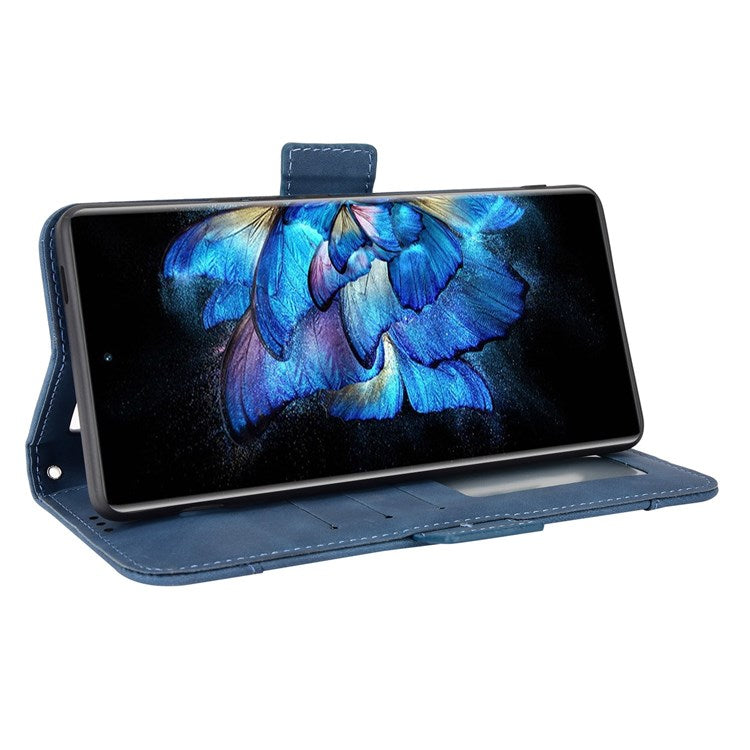 Smartphone Case for vivo X Note, Magnetic Wallet Style Stand Flip PU Leather Phone Cover - Blue