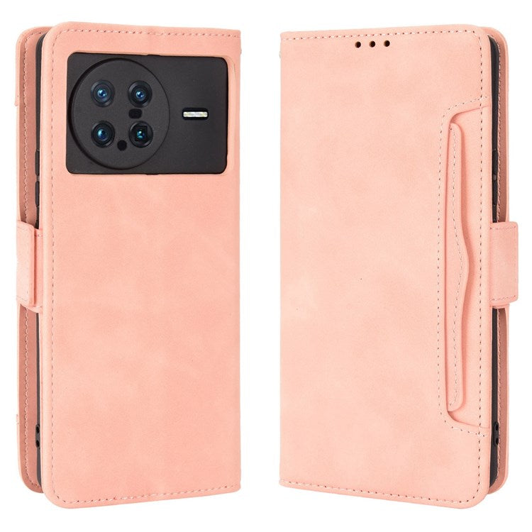 Smartphone Case for vivo X Note, Magnetic Wallet Style Stand Flip PU Leather Phone Cover - Pink