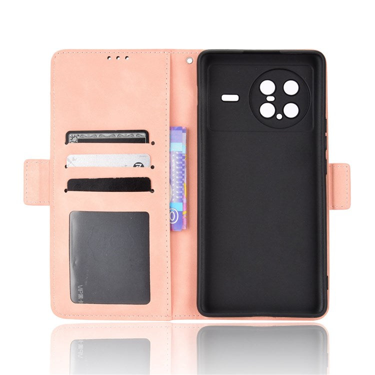 Smartphone Case for vivo X Note, Magnetic Wallet Style Stand Flip PU Leather Phone Cover - Pink