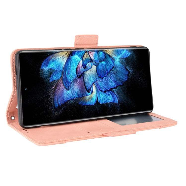 Smartphone Case for vivo X Note, Magnetic Wallet Style Stand Flip PU Leather Phone Cover - Pink