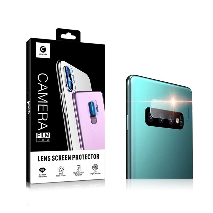 MOCOLO Ultra Clear Tempered Glass Camera Lens Protector for Samsung Galaxy S10