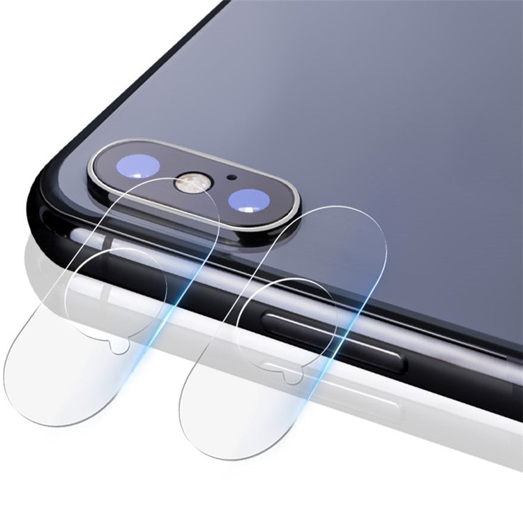 IMAK 2Pcs/Pack HD Glass Protective Lens Film for iPhone XS/X/XS Max