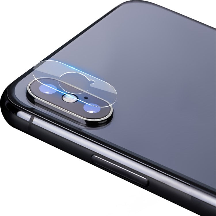 IMAK 2Pcs/Pack HD Glass Protective Lens Film for iPhone XS/X/XS Max