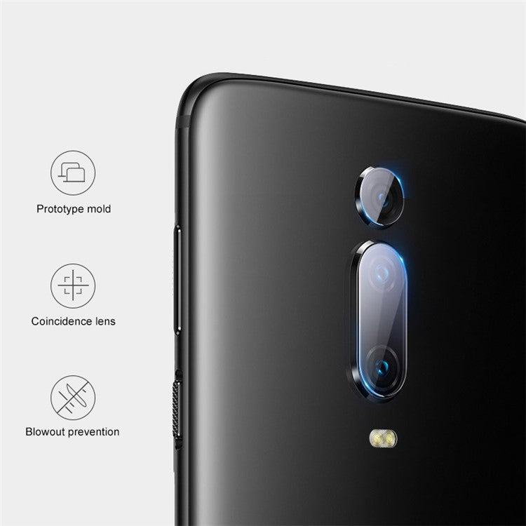 MOCOLO 2PCS Tempered Glass Camera Lens Protector Films [Ultra Clear] for Xiaomi Redmi K20 / K20 Pro / Mi 9T / Mi 9T Pro