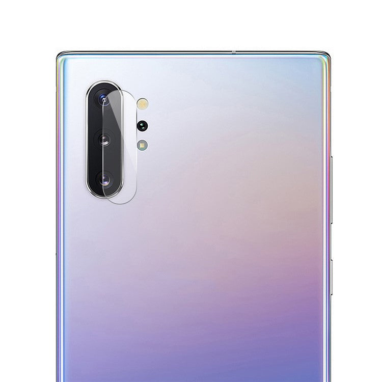 HAT PRINCE 0.2mm 9H 2.15D Arc Edges Tempered Glass Camera Lens Guard Films Protector for Samsung Galaxy Note 10/Note 10 Plus