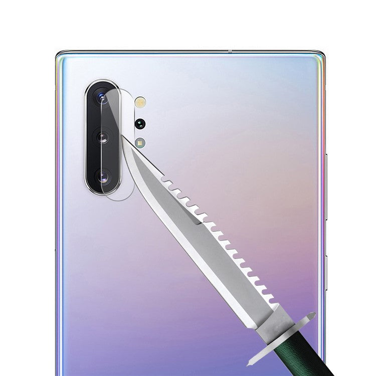 HAT PRINCE 0.2mm 9H 2.15D Arc Edges Tempered Glass Camera Lens Guard Films Protector for Samsung Galaxy Note 10/Note 10 Plus