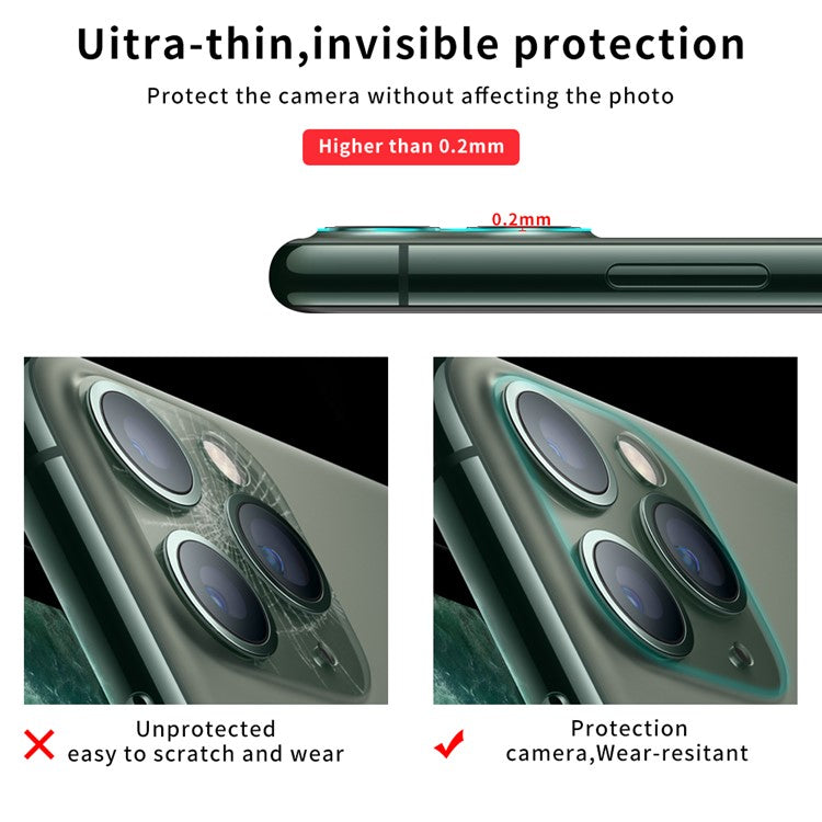 HD Explosion-proof 9D Tempered Glass Camera Lens Protector Set for iPhone 11 Pro 5.8 inch (2019)