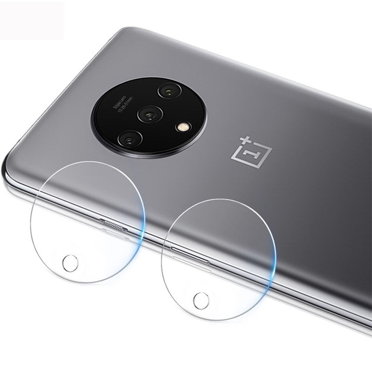 IMAK 2Pcs/Pack High Definition Glass Clear Camera Lens Protector for OnePlus 7T