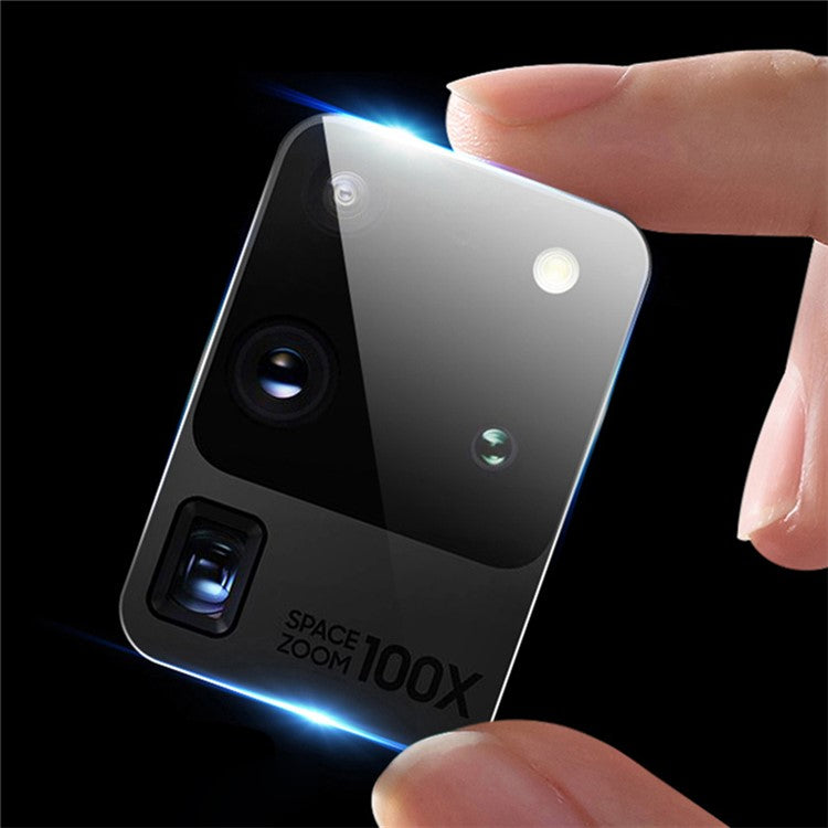 MOCOLO 2PCS/Pack for Samsung Galaxy S20 Ultra Tempered Glass Camera Lens Protector Anti-Fingerprint Anti-Scratch