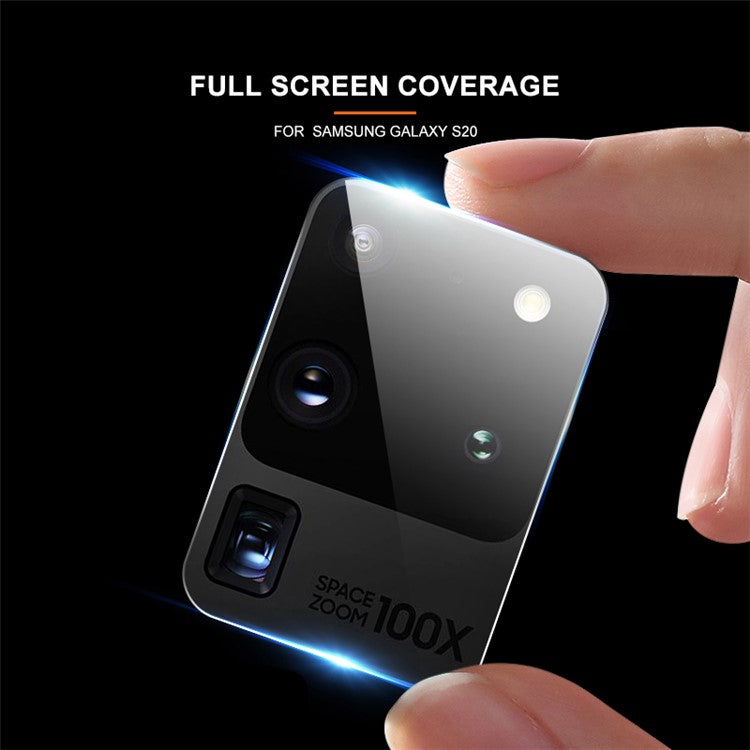 MOCOLO 2PCS/Pack for Samsung Galaxy S20 Ultra Tempered Glass Camera Lens Protector Anti-Fingerprint Anti-Scratch