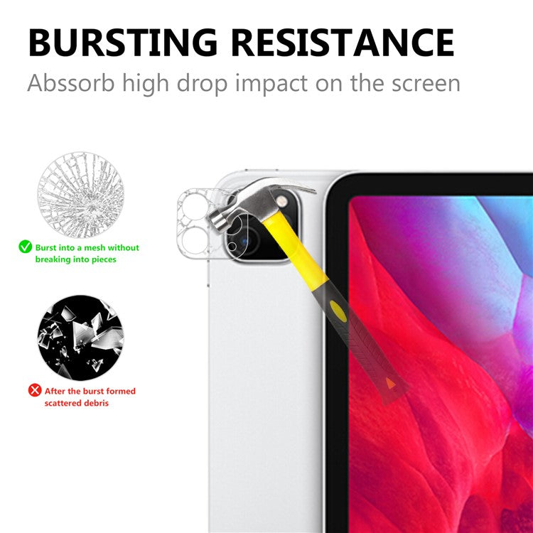 Anti-explosion 9H AGC Tempered Glass Camera Lens Protector for iPad Pro 12.9-inch (2021)(2020)