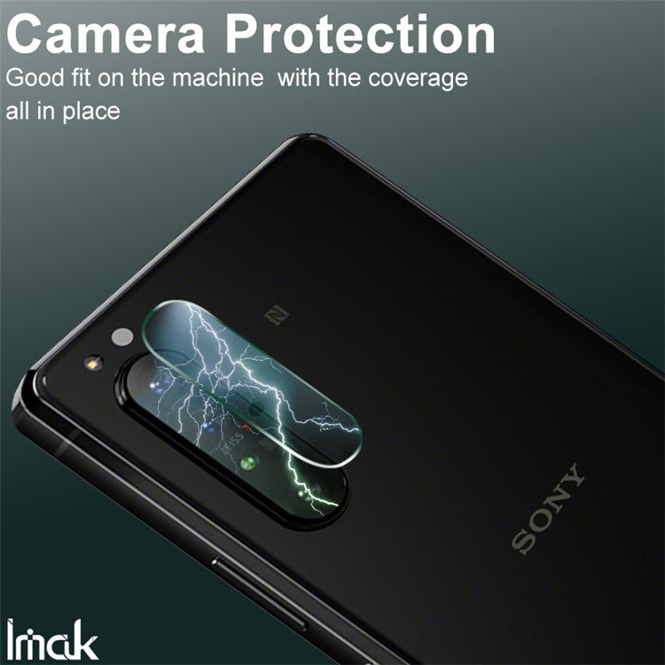 IMAK 2PCS for Sony Xperia 1 II Resistant HD Tempered Glass Camera Lens Protector Films