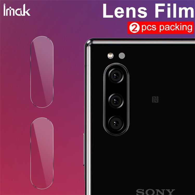 IMAK 2Pcs/Pack High Definition Clear Camera Lens Film for Sony Xperia 5