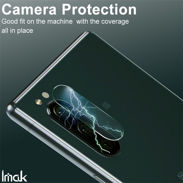 IMAK 2Pcs/Pack High Definition Clear Camera Lens Film for Sony Xperia 5