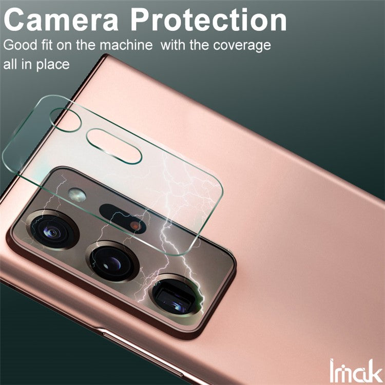 IMAK 2Pcs/Pack Ultra Clear Glass Phone Lens Cover Film for Samsung Galaxy Note20 Ultra 4G/5G