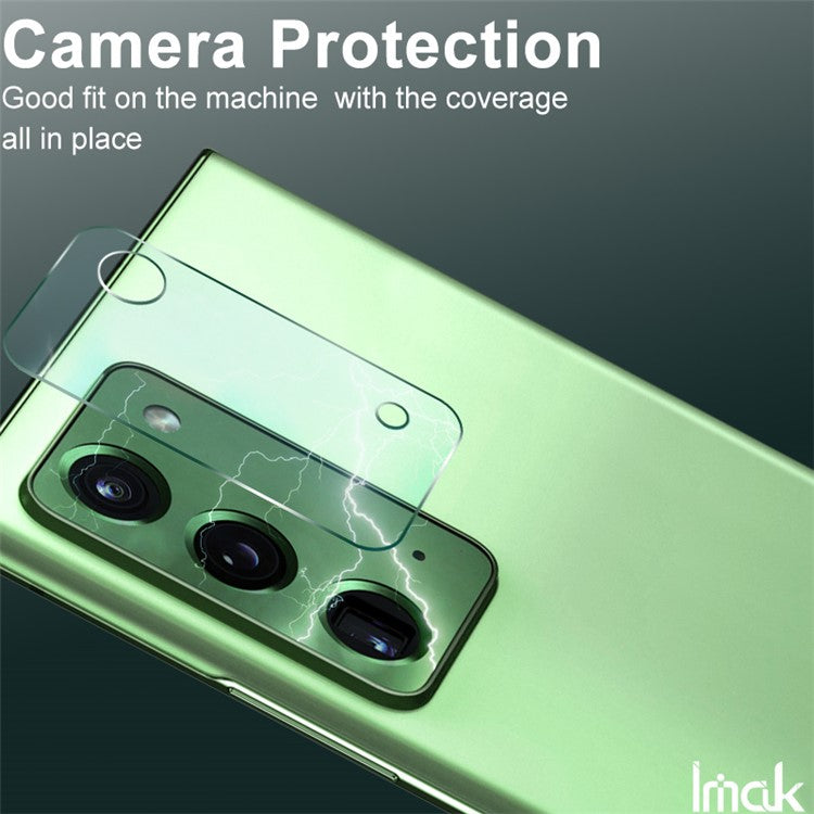 IMAK 2Pcs/Pack Ultra Clear Glass Camera Lens Film for Samsung Galaxy Note20 4G/5G