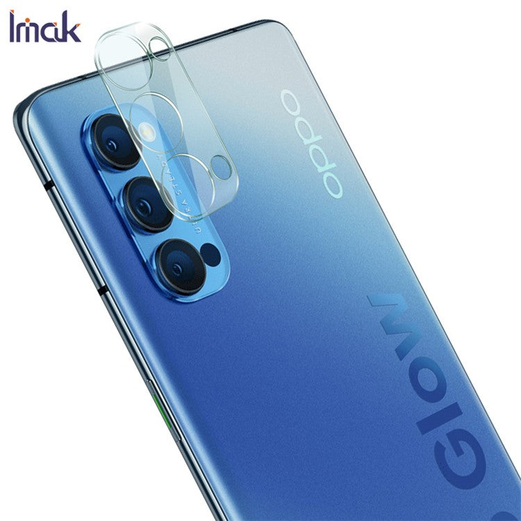 IMAK Glass Lens Film Integrated Lens Film + Lens Cap for Oppo Reno4 Pro 5G