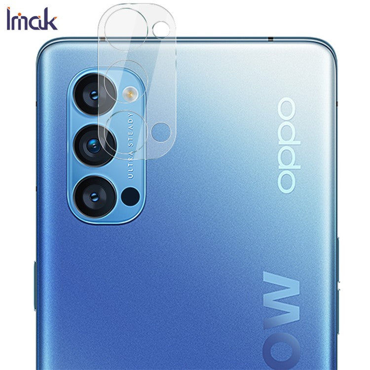 IMAK Glass Lens Film Integrated Lens Film + Lens Cap for Oppo Reno4 Pro 5G