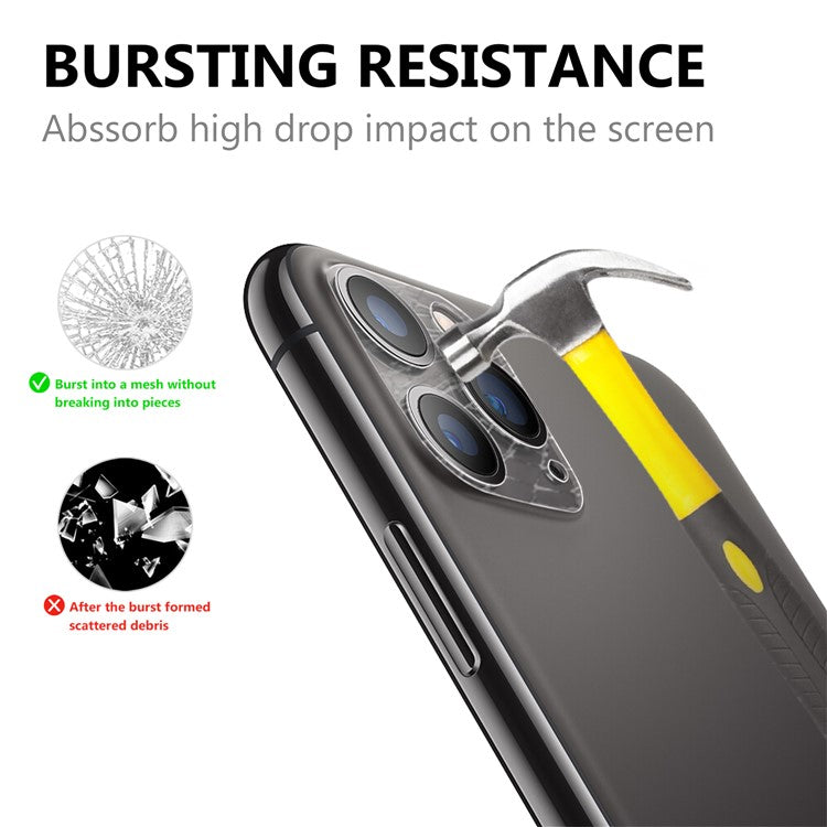 Shockproof Anti-scratch Ultra Clear AGC Tempered Glass Camera Lens Protector Film for iPhone 12 Pro Max 6.7-inch