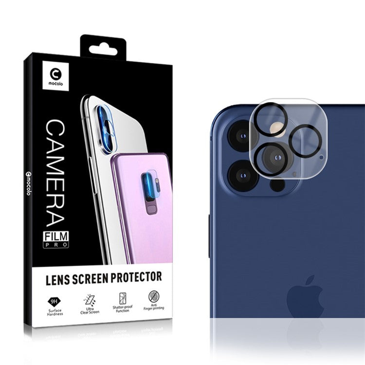 MOCOLO HD Silk Print Tempered Glass Camera Lens Protector for iPhone 12 Pro