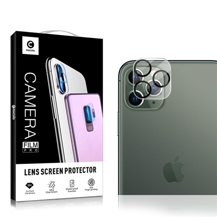 MOCOLO Silk Print Lens Protector for iPhone 11 Pro HD Tempered Glass Camera Cover Film