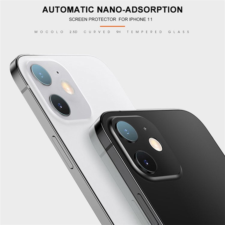 MOCOLO Ultra Clear Tempered Glass Back Camera Lens Protector [Full Glue] for iPhone 11 6.1 inch