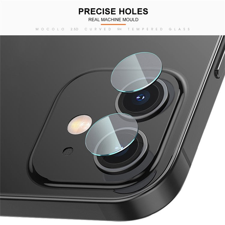 MOCOLO Ultra Clear Tempered Glass Back Camera Lens Protector [Full Glue] for iPhone 11 6.1 inch