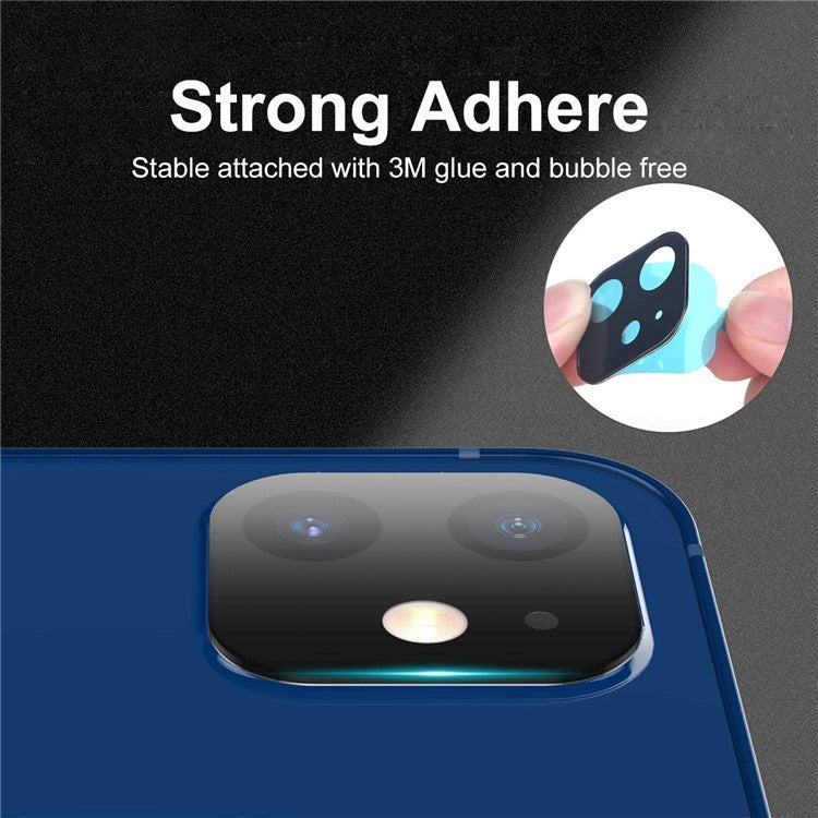 HAT PRINCE Full Coverage Silk Printing Ultra Clear Tempered Glass Back Camera Lens Protector for iPhone 12 Pro Max