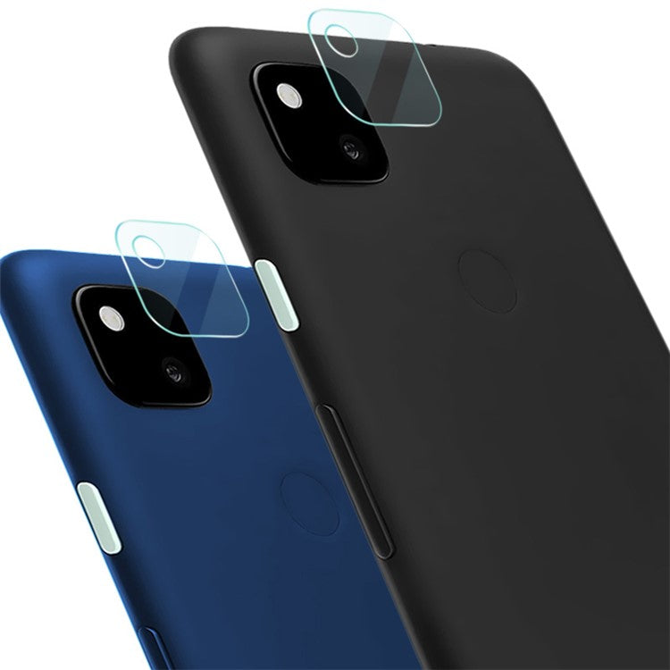 IMAK 2Pcs/Pack Wear- Resistant High Transparency Glass Protector Lens Film for Google Pixel 4a 4G