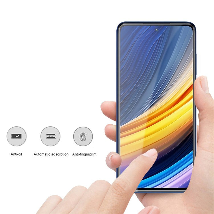 MOCOLO Anti-explosion Ultra Clear Tempered Glass Automatic Nano-adsorption Camera Lens Protector for Xiaomi Poco X3 Pro