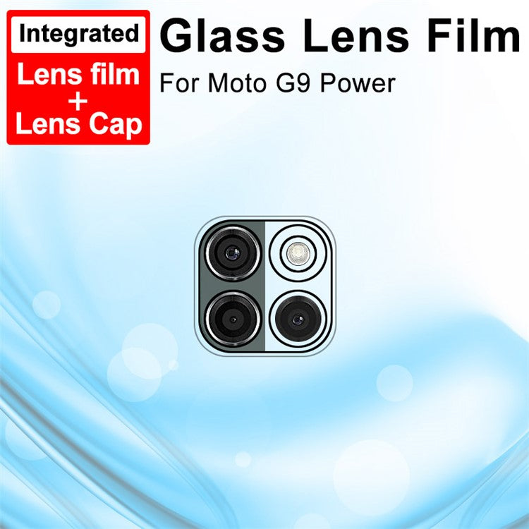 IMAK Anti-scratch High Definition Integrated Tempered Glass Lens Film for Motorola Moto G9 Power