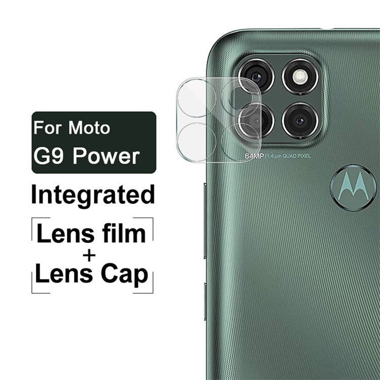 IMAK Anti-scratch High Definition Integrated Tempered Glass Lens Film for Motorola Moto G9 Power