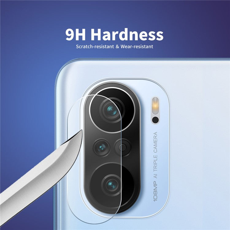 ENKAY HAT PRINCE Wear-resistant Ultra Clear Camera Lens Film for Xiaomi Mi 11X/11X Pro/11i 0.2mm 9H 2.15D Arc Edge Tempered Glass Protector