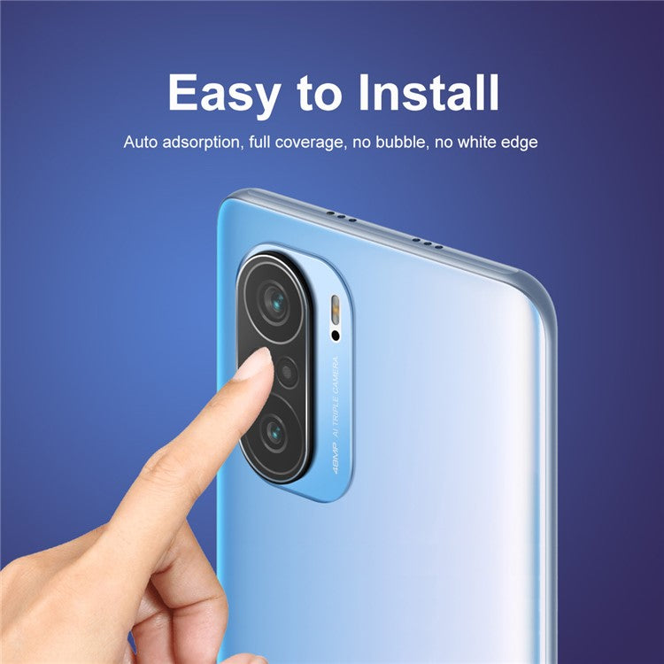 ENKAY HAT PRINCE Wear-resistant Ultra Clear Camera Lens Film for Xiaomi Mi 11X/11X Pro/11i 0.2mm 9H 2.15D Arc Edge Tempered Glass Protector