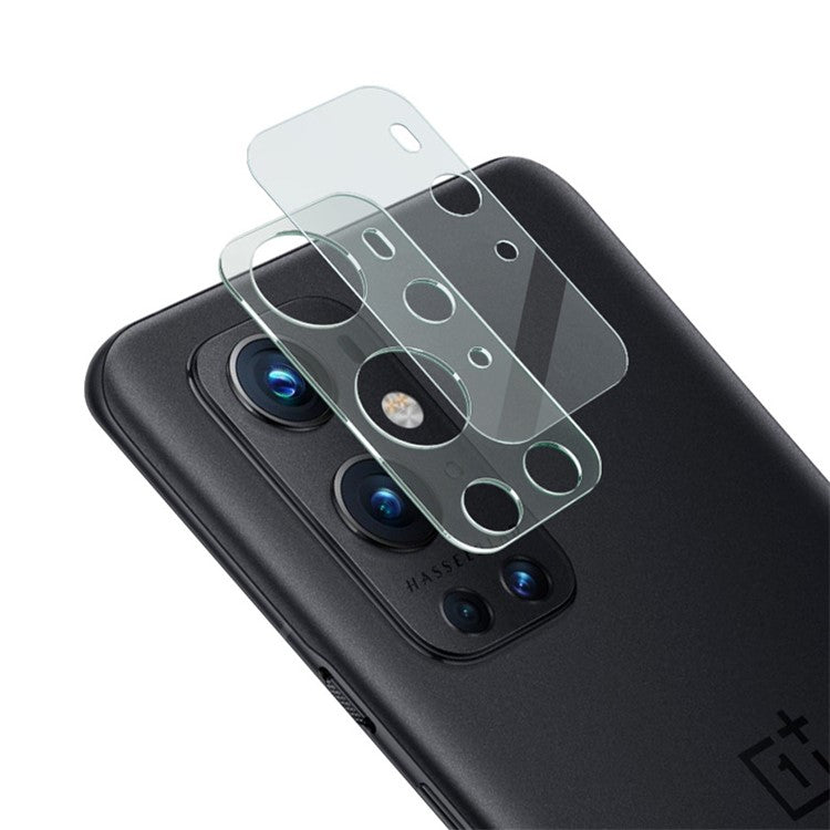 IMAK High Definition Anti-Scratch Tempered Glass Camera Lens Film + Lens Cap for OnePlus 9 Pro 5G