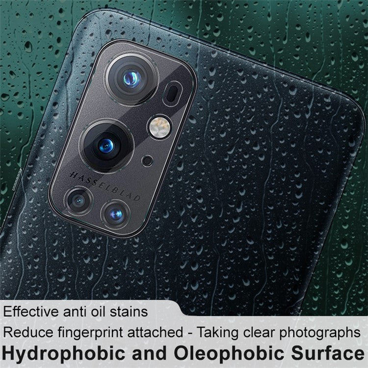 IMAK High Definition Anti-Scratch Tempered Glass Camera Lens Film + Lens Cap for OnePlus 9 Pro 5G