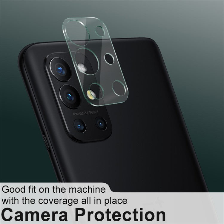 IMAK High Definition Anti-Scratch Tempered Glass Camera Lens Film + Acrylic Lens Cap for OnePlus 9R