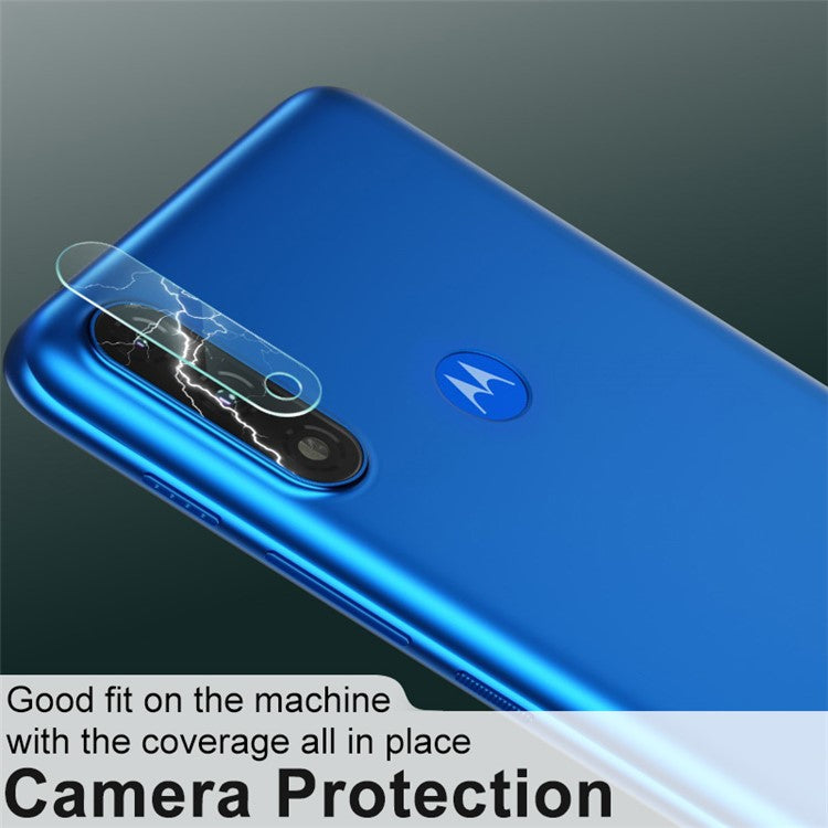 2Pcs/Pack IMAK Anti-scratch Camera Lens Protective Tempered Glass Film Cover for Motorola Moto E7 Power/Moto E7i Power