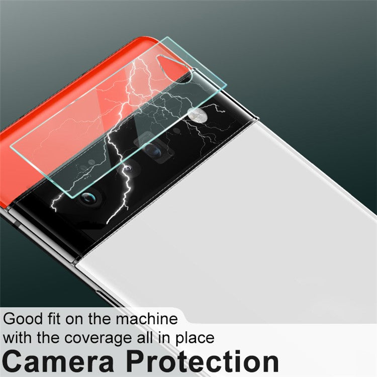 2Pcs/Pack IMAK High Definition Anti-scratch Camera Lens Tempered Glass Protective Film for Google Pixel 6 Pro