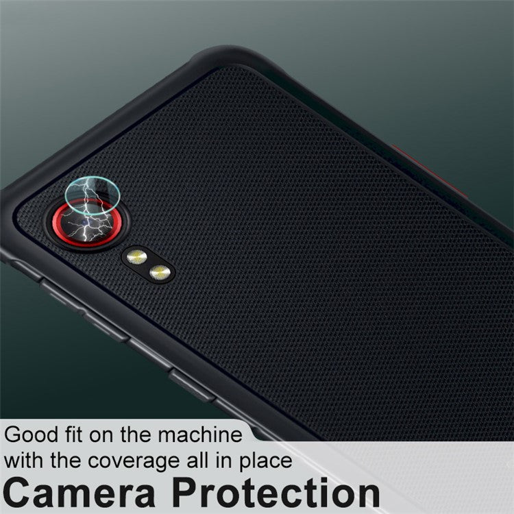 IMAK 2Pcs/Pack Tempered Glass Camera Lens Protector Films for Samsung Galaxy Xcover 5