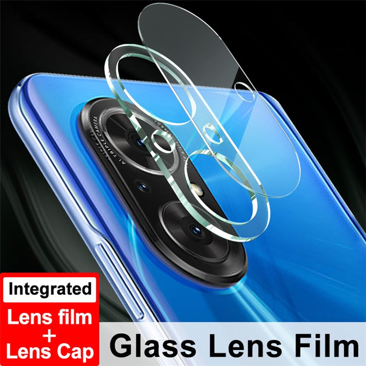 IMAK HD Anti-scratch Integrated Tempered Glass Lens Film + Lens Cap for Honor 50 SE