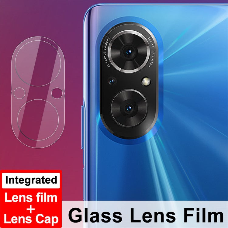 IMAK HD Anti-scratch Integrated Tempered Glass Lens Film + Lens Cap for Honor 50 SE