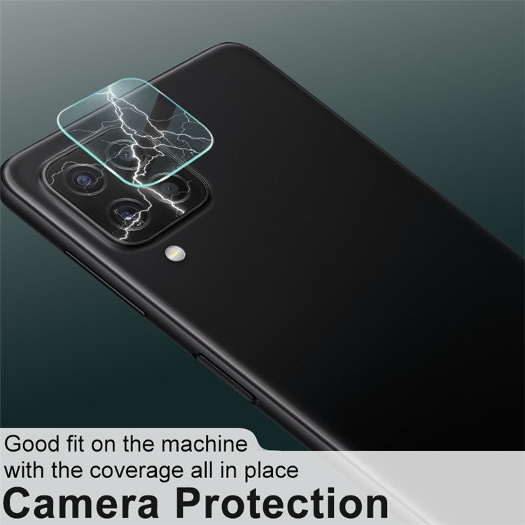 IMAK 2Pcs / Pack High Definition Lens Film for Samsung Galaxy A22 4G (EU Version) Scratch Resistant Tempered Glass Camera Lens Protector